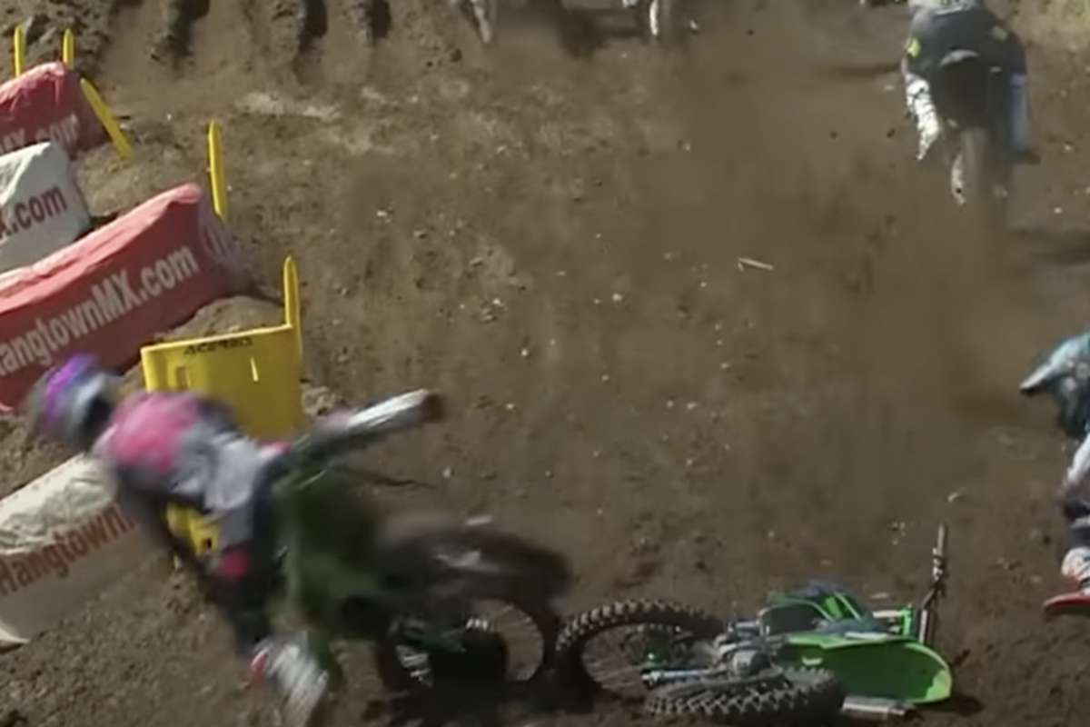 Jo Shimoda stürzte im zweiten Lauf