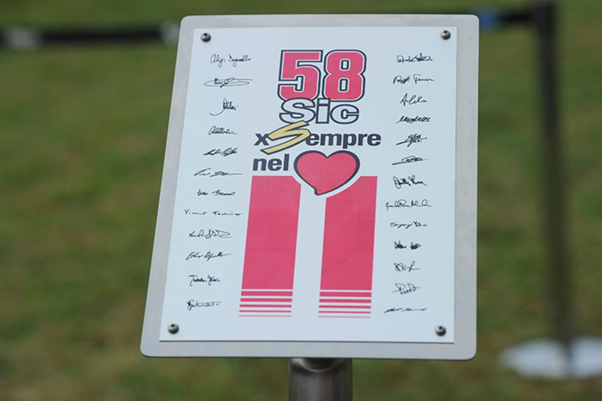 Das SIC-58-Memorial wurde in Sepang 2012 eingeweiht