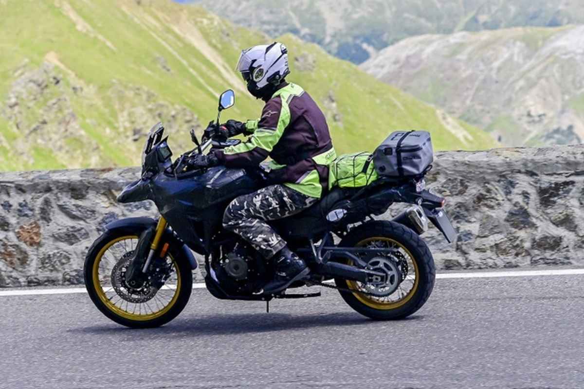 USD-Gabel vorne, Aluguss-Schwinge mit Zentralfederbein hinten