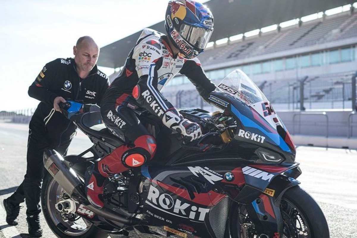 Toprak Razgatlioglu beim ersten Test mit BMW