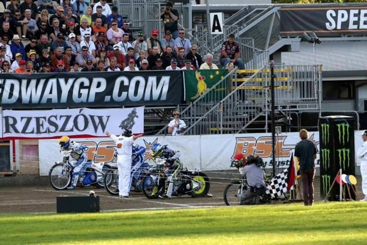 Troy Batchelor, Chris Holder, Matej Zagar und Nicki Pedersen