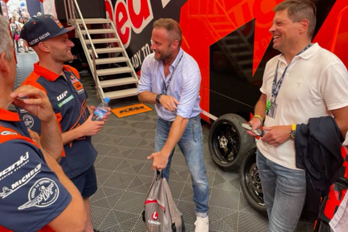 Brad Binder, Mike Baldinger und Jan Ullrich