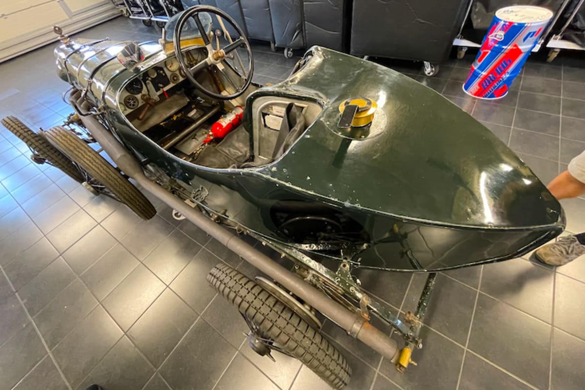 Mit diesem Auto wurde beim Frankreich-GP 1922 in Strassburg gefahren