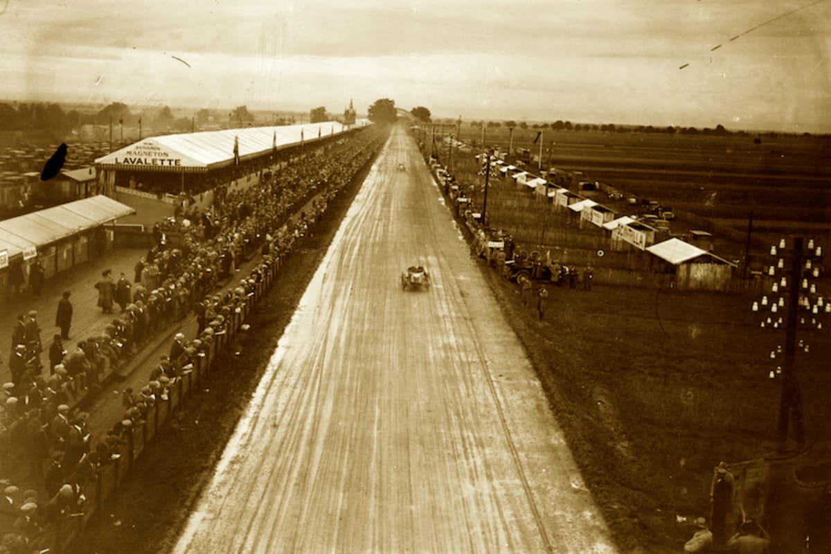 Beim Grossen Preis von Frankreich 1922