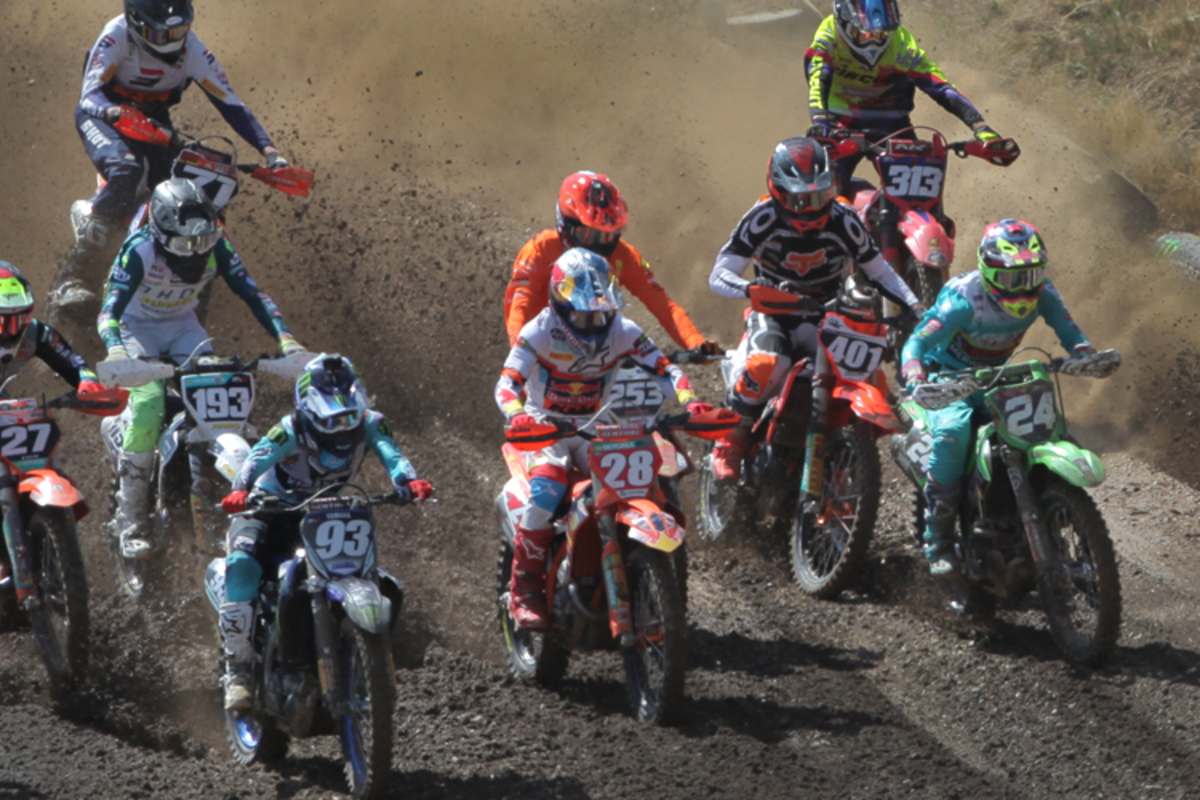 Auch nach dem Start zum zweiten Lauf rangierte Vialle in der Spitzengruppe