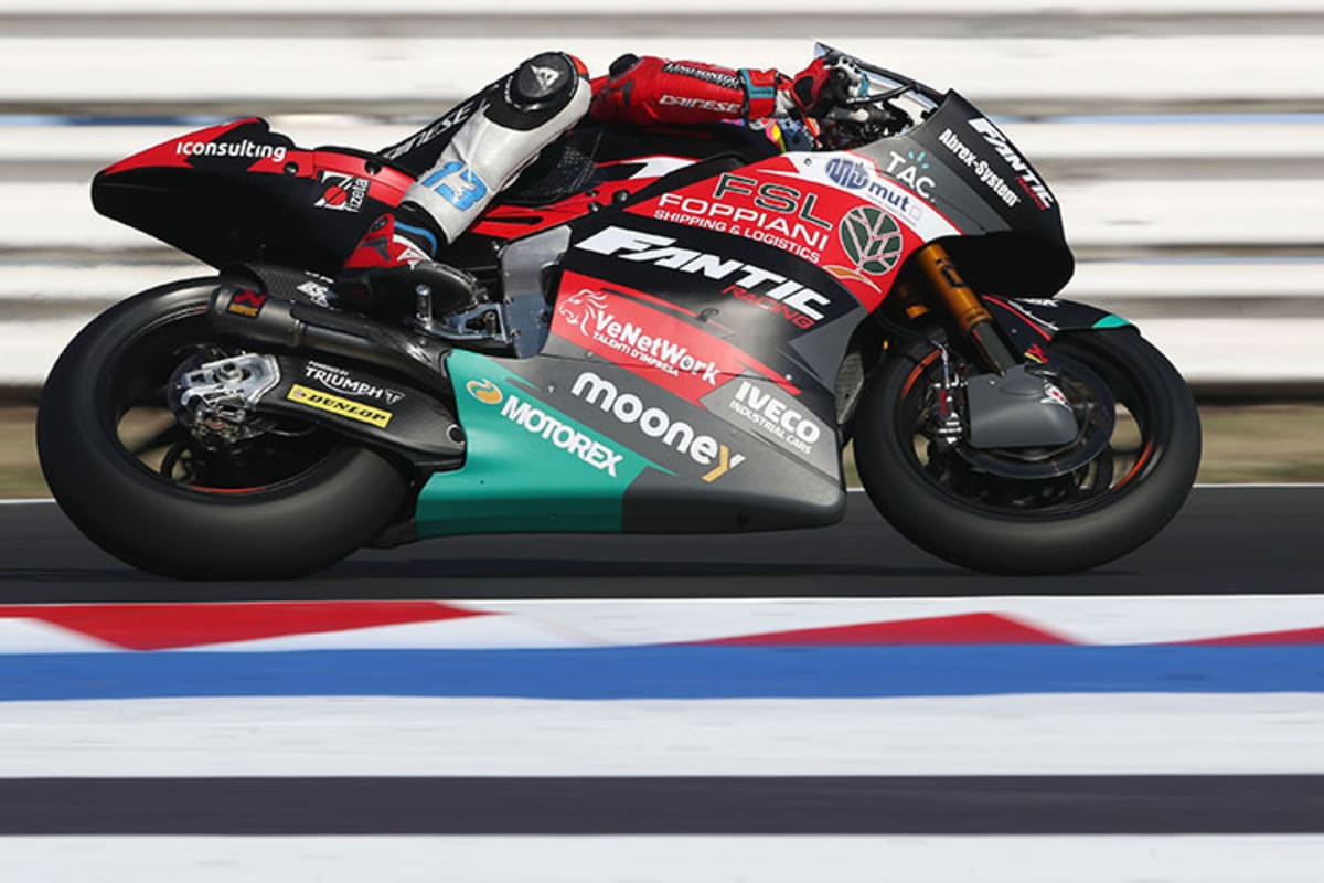 Celestino Vietti gewann für Fantic 2023 den Österreich-GP