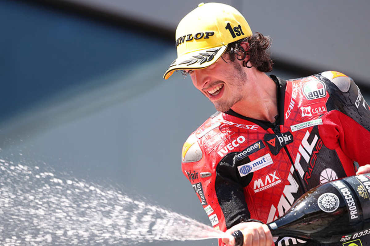 Celestino Vietti gewann für Fantic Racing den GP von Österreich 2023