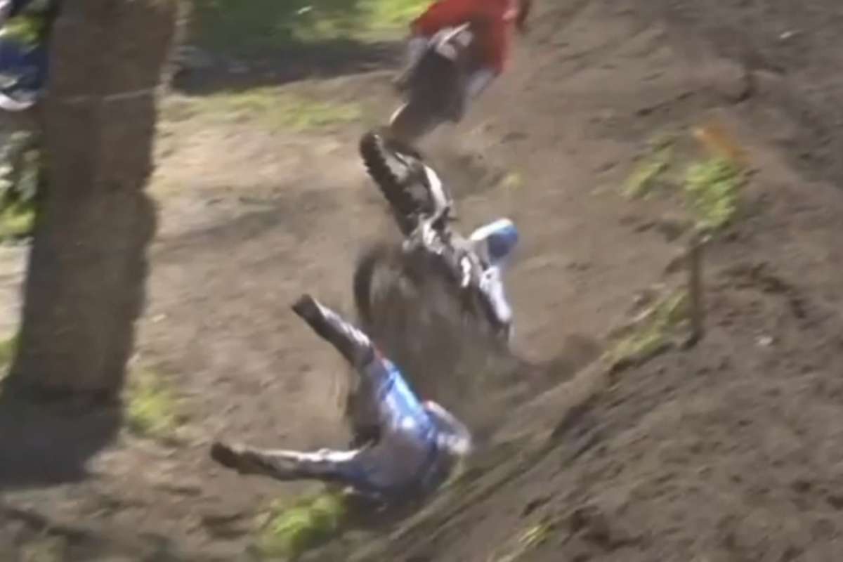 Calvin Vlaanderen kollidierte mit Alberto Forato