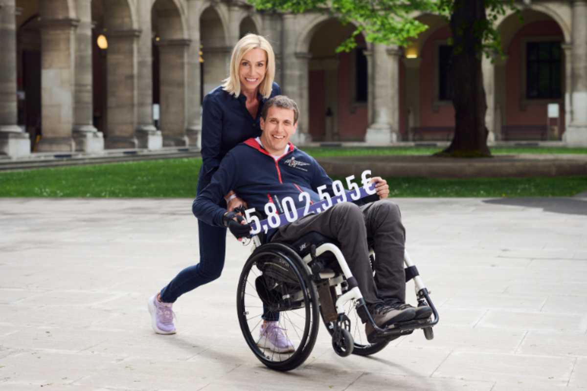 Anita Gerhardter und Wolfgang Illek: 5,8 Millionen Euro wurden gesammellt