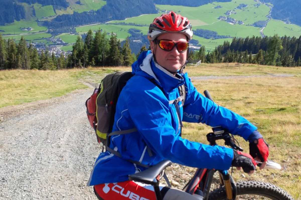 Mountainbiken ist die neue Leidenschaft von Torsten Wolff