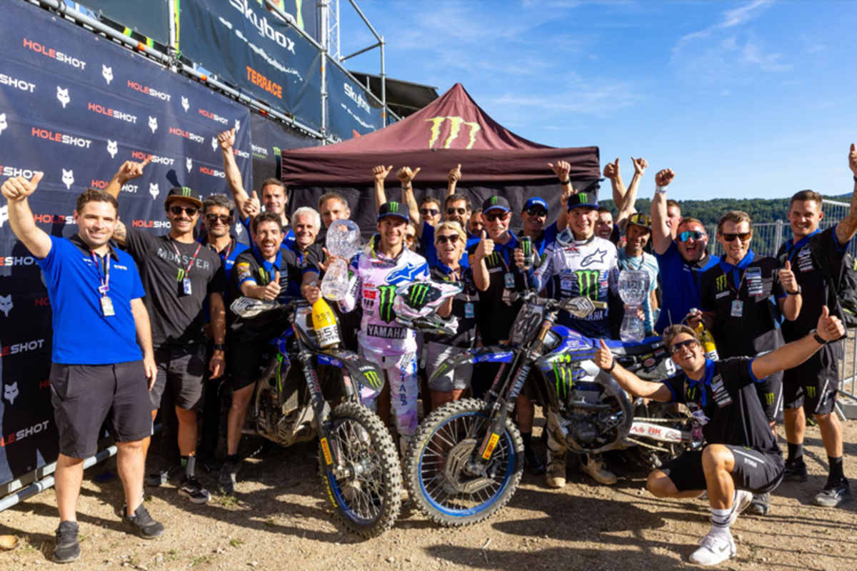 Yamaha feierte in Loket mit Seewer und Renaux einen sensationellen Doppelsieg