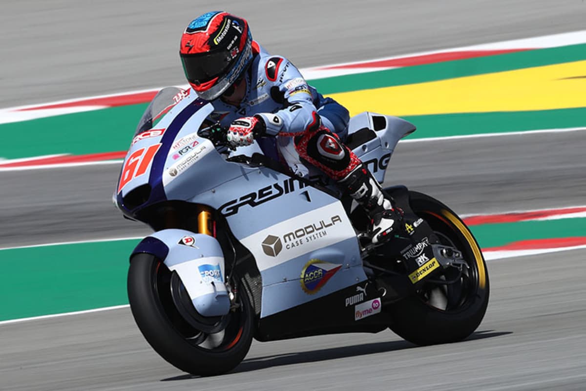 Alessandro Zaccone auf der Gresini-Kalex