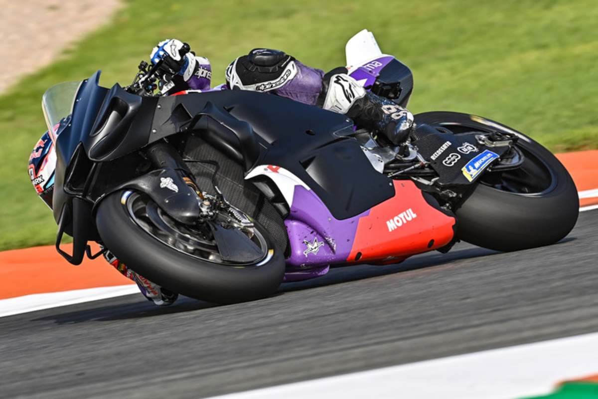 Jorge Martin mit einer neuen Verkleidungsvariante an der Ducati