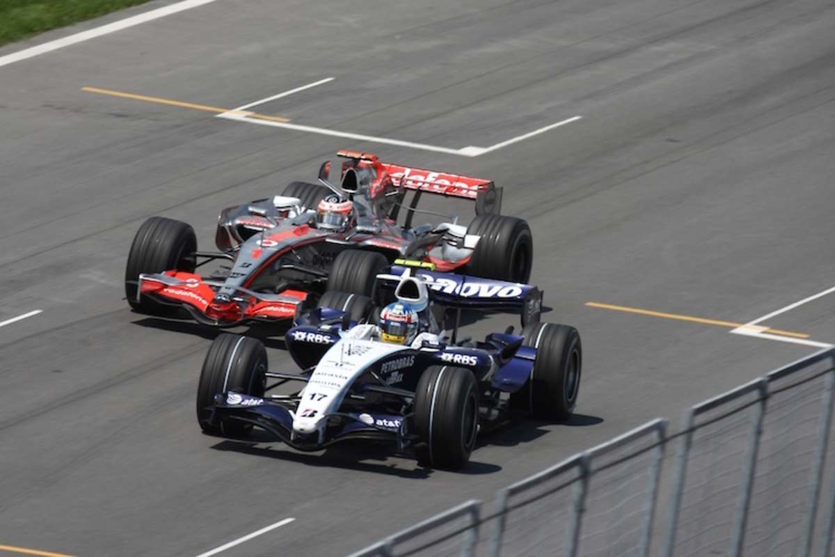 Im Zweikampf mit Fernando Alonso in Kanada 2007