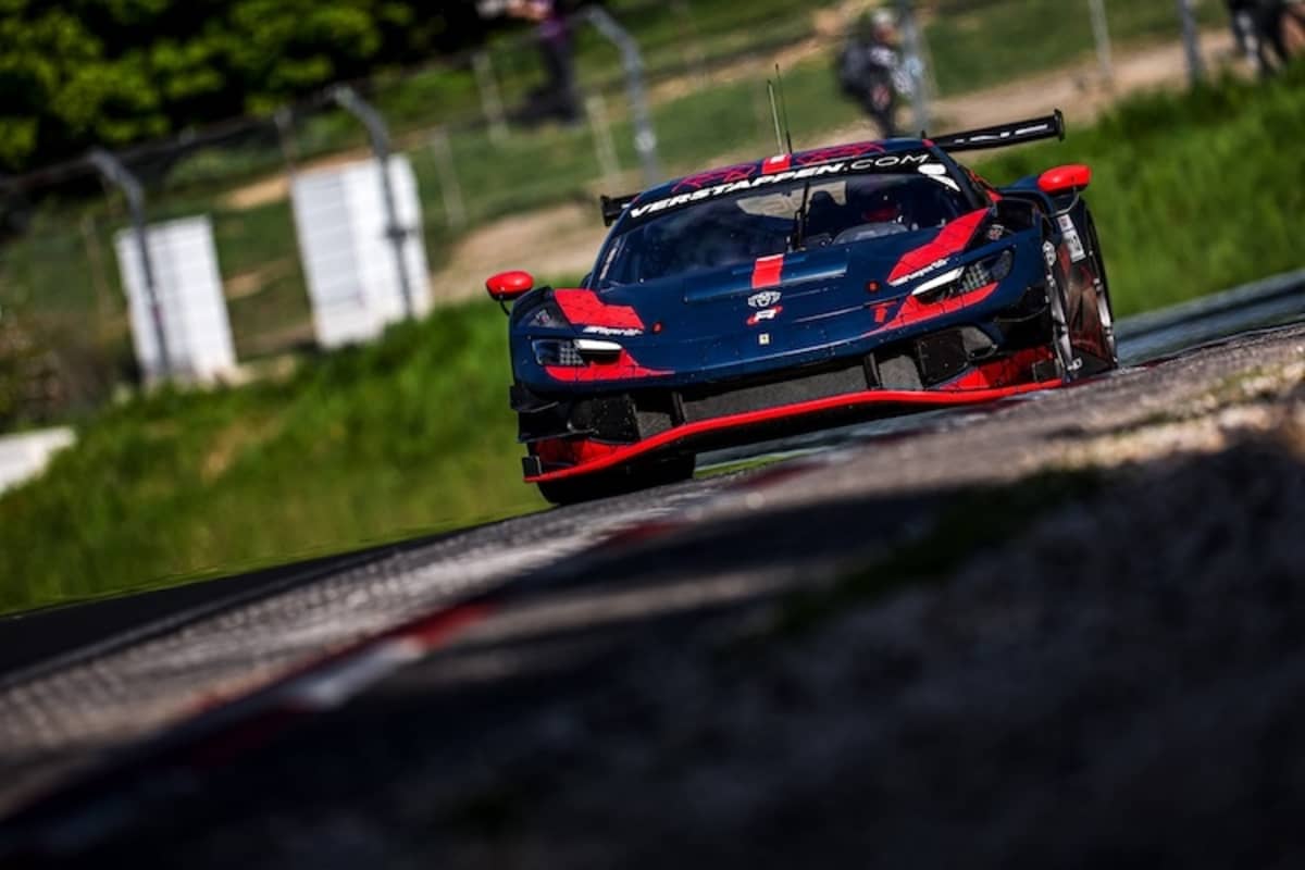 Max Verstappen bei den Testfahrten auf der Nordschleife