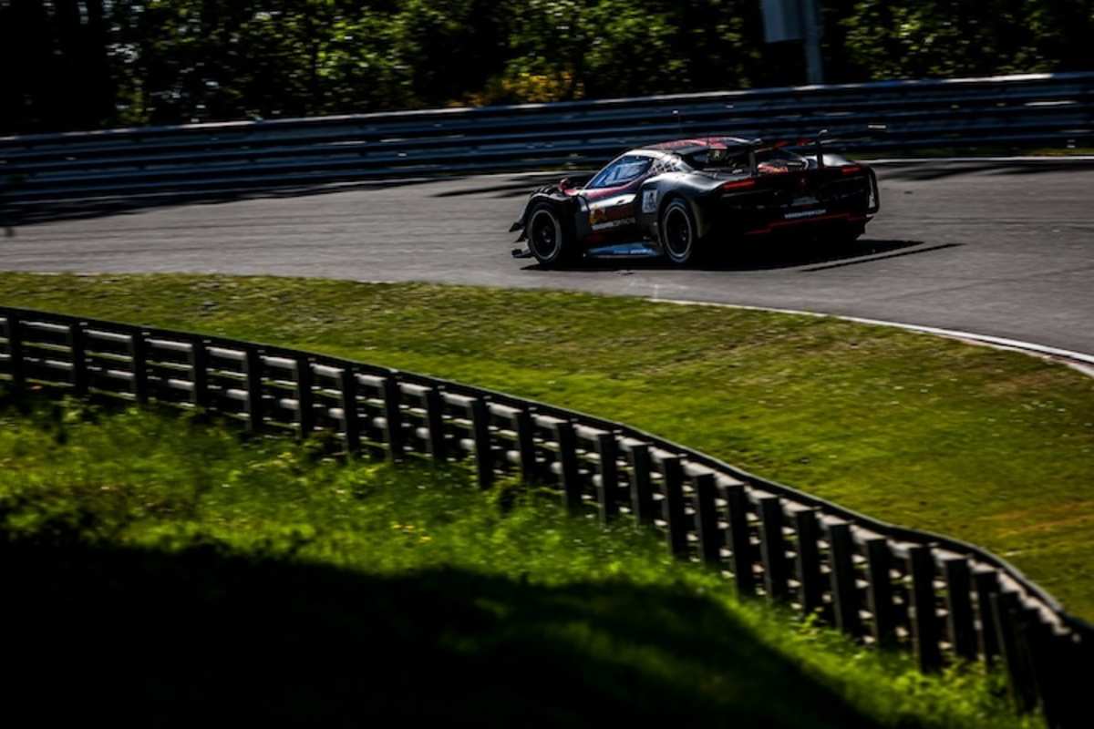 Max Verstappen bei den Testfahrten auf der Nordschleife