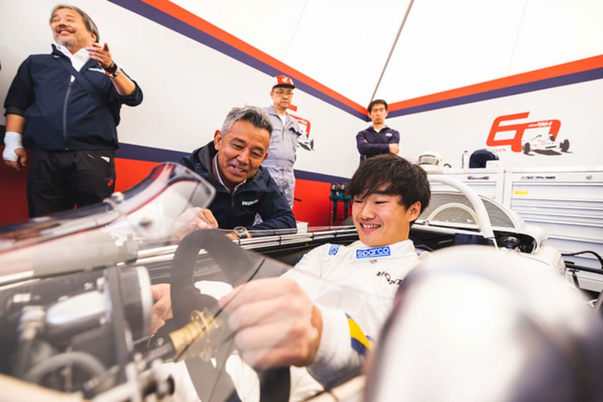 Yuki Tsunoda im Honda RA271