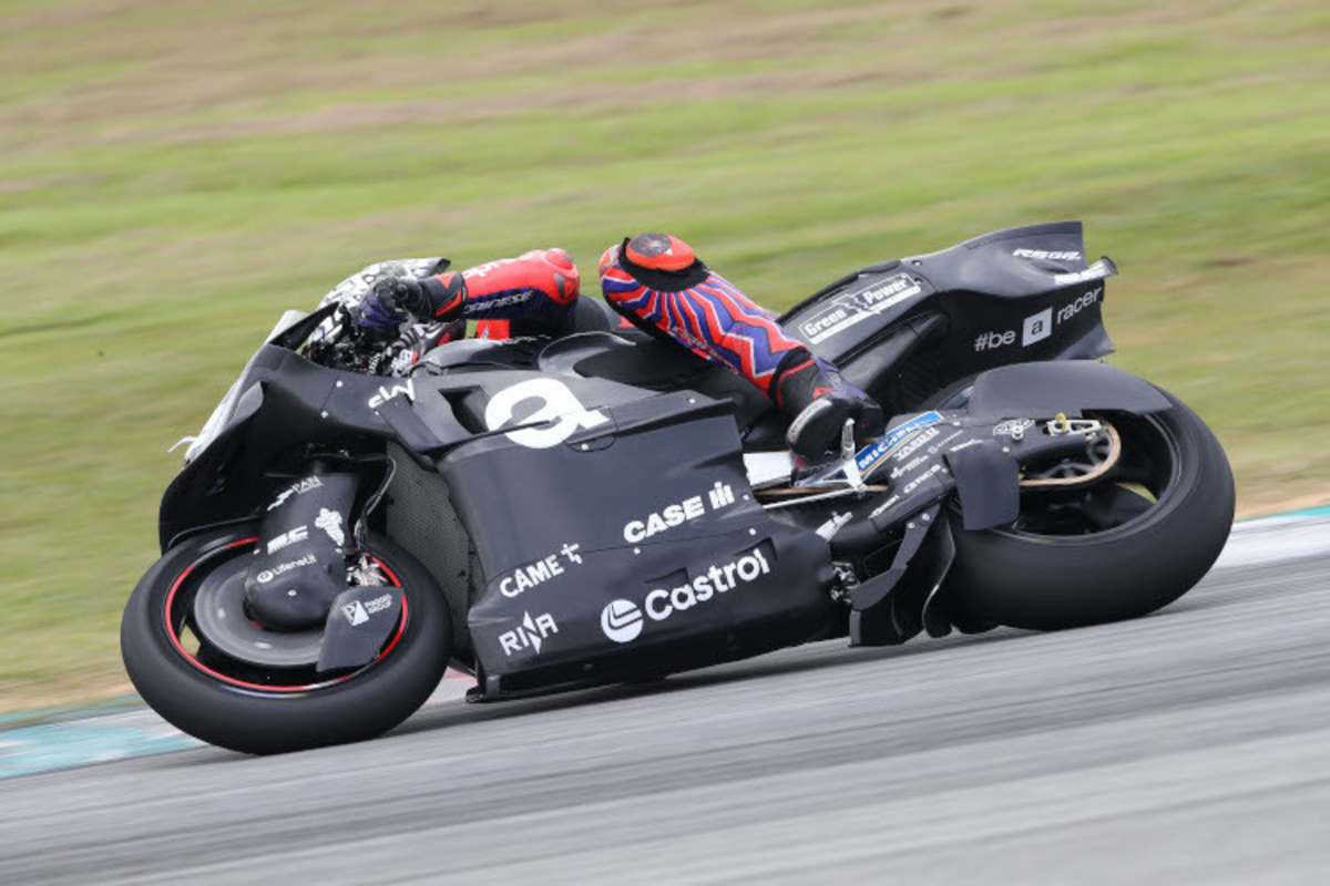 An der Aprilia RS-GP von Lorenzo Savadori stach die Heckpartie ins Auge