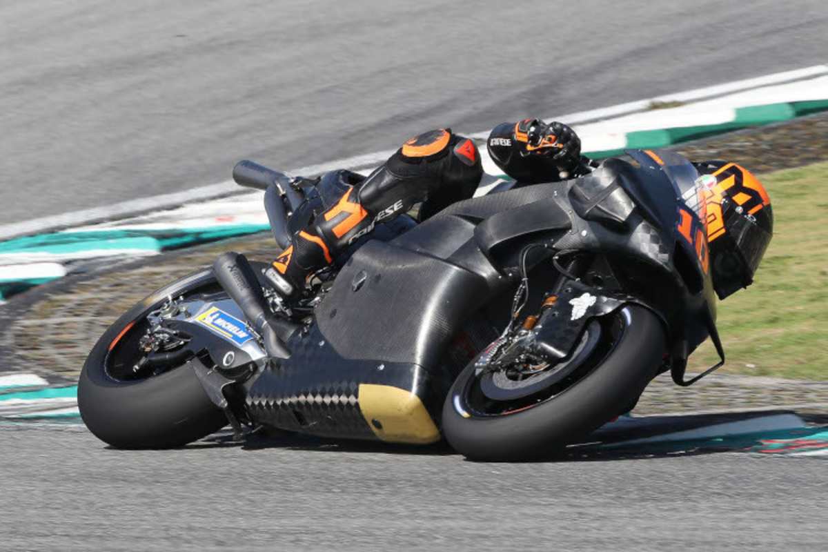 Luca Marini eröffnete den zweiten Shakedown-Testtag