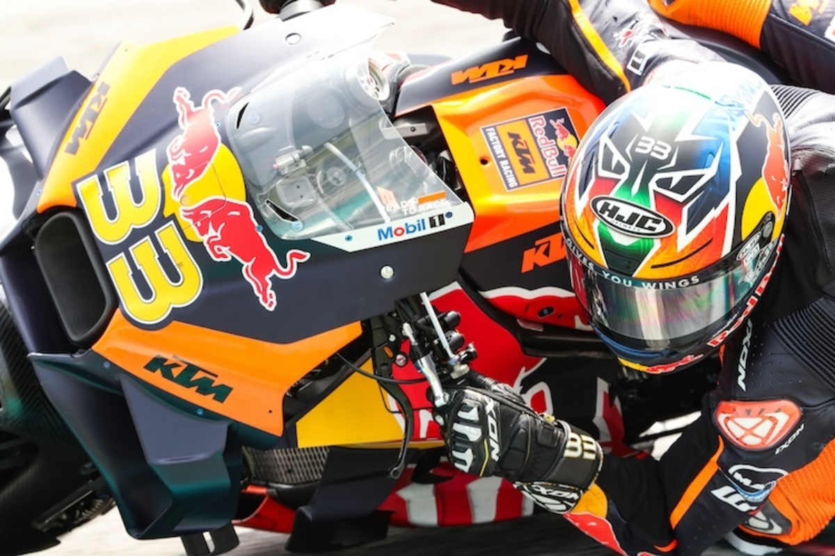 Sensibel. Red Bull Start Brad Binder mag es konstant in Sachen Aerodynamik