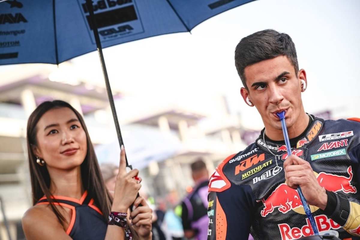 Frisch angekommen im Team von Aki Ajo. Der Spanier Vicente Perez