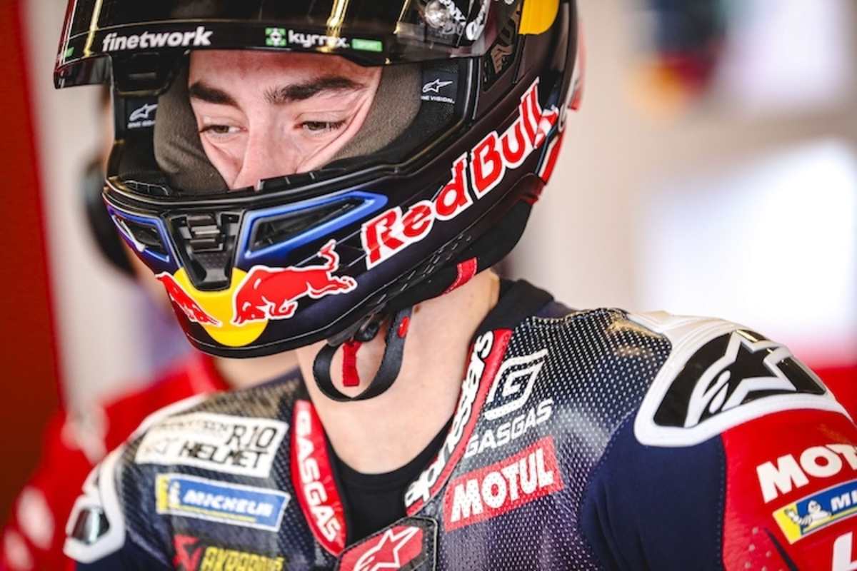 Pedro Acosta. Der Rookie fuhr sein schnellste Runde bei der Verfolgung des Weltmeisters. Platz fünf und damit bester RC16-Pilot