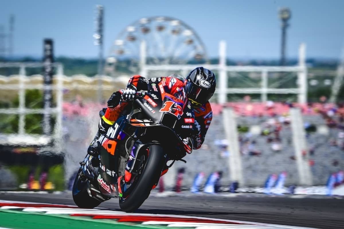 Knapp dran. Auch Maverick Viñales ist in blendender Form – das Gleiche gilt für seine Aprilia RS-GP