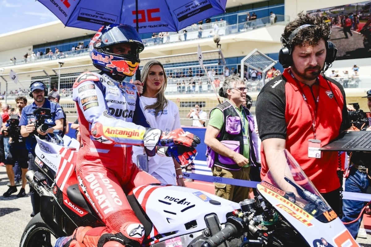 Marc Márquez kurz vor dem Start zum Sprint von Texas