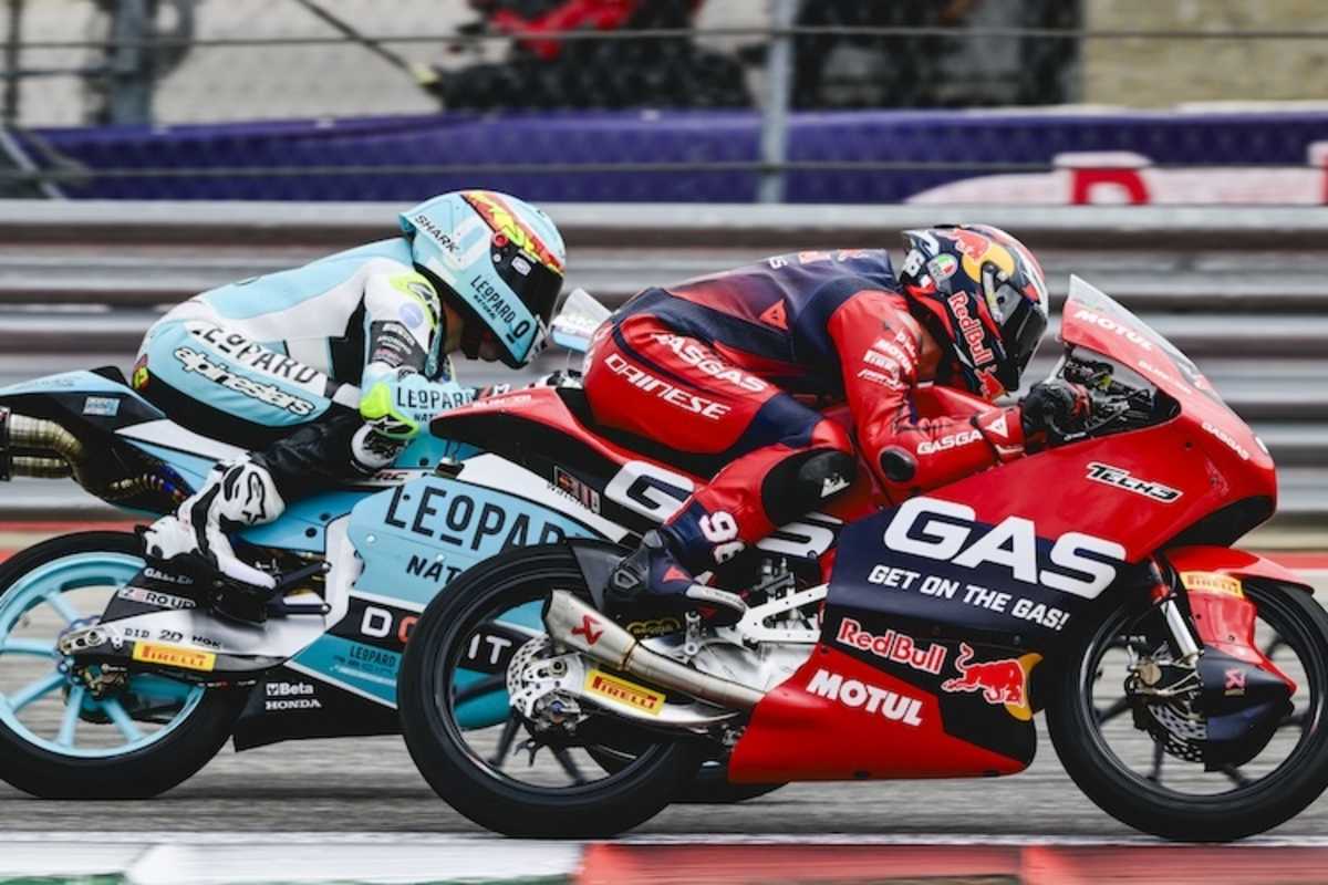 Ganz nah dran an der Spitze. Fast hätte Piqueras noch GASGAS-Pilot und WM-Spitzenreiter Holgado geschlagen