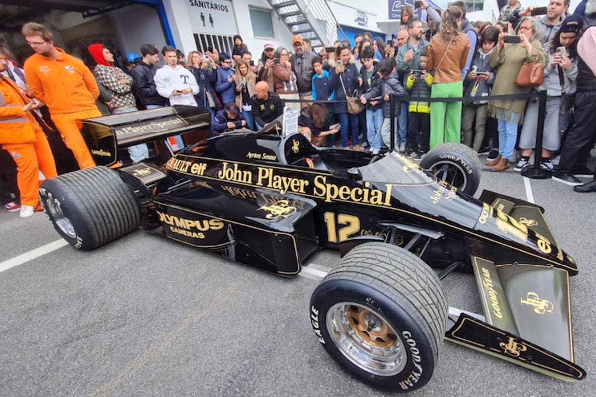 Der Lotus 97T aus dem Jahre 1985 von Ayrton Senna