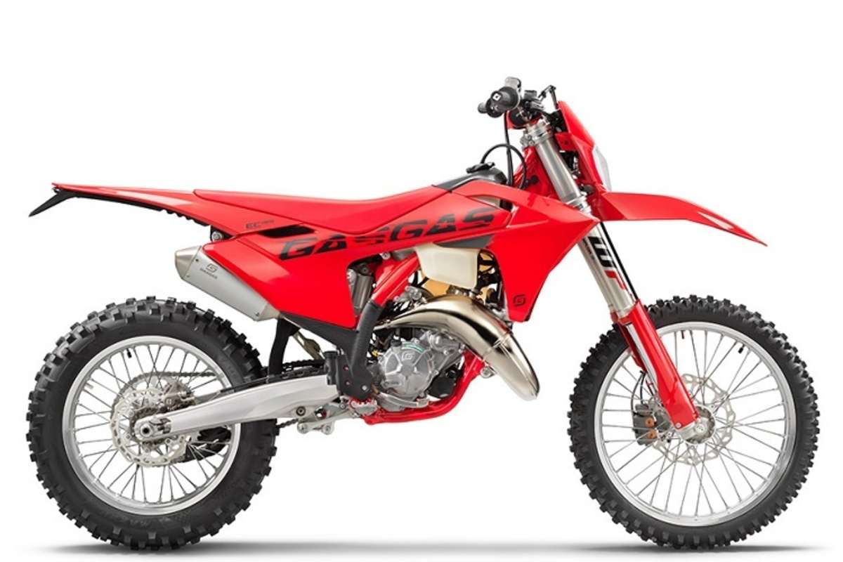 Also aussehen tut sie schon mal nicht wie ein biederes Alltagsmotorrad: GASGAS EC125