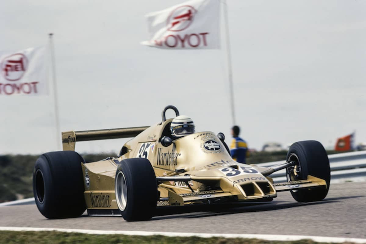 Im Arrows-Rennwagen 1978 in Zandvoort