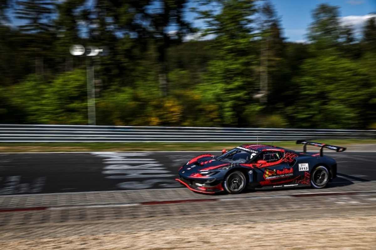 Max Verstappen bei den Testfahrten auf der Nordschleife
