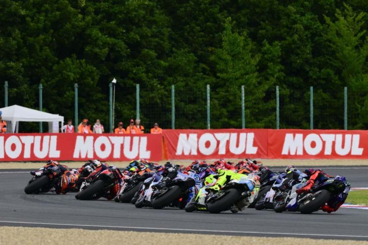 Der Start des Rennens