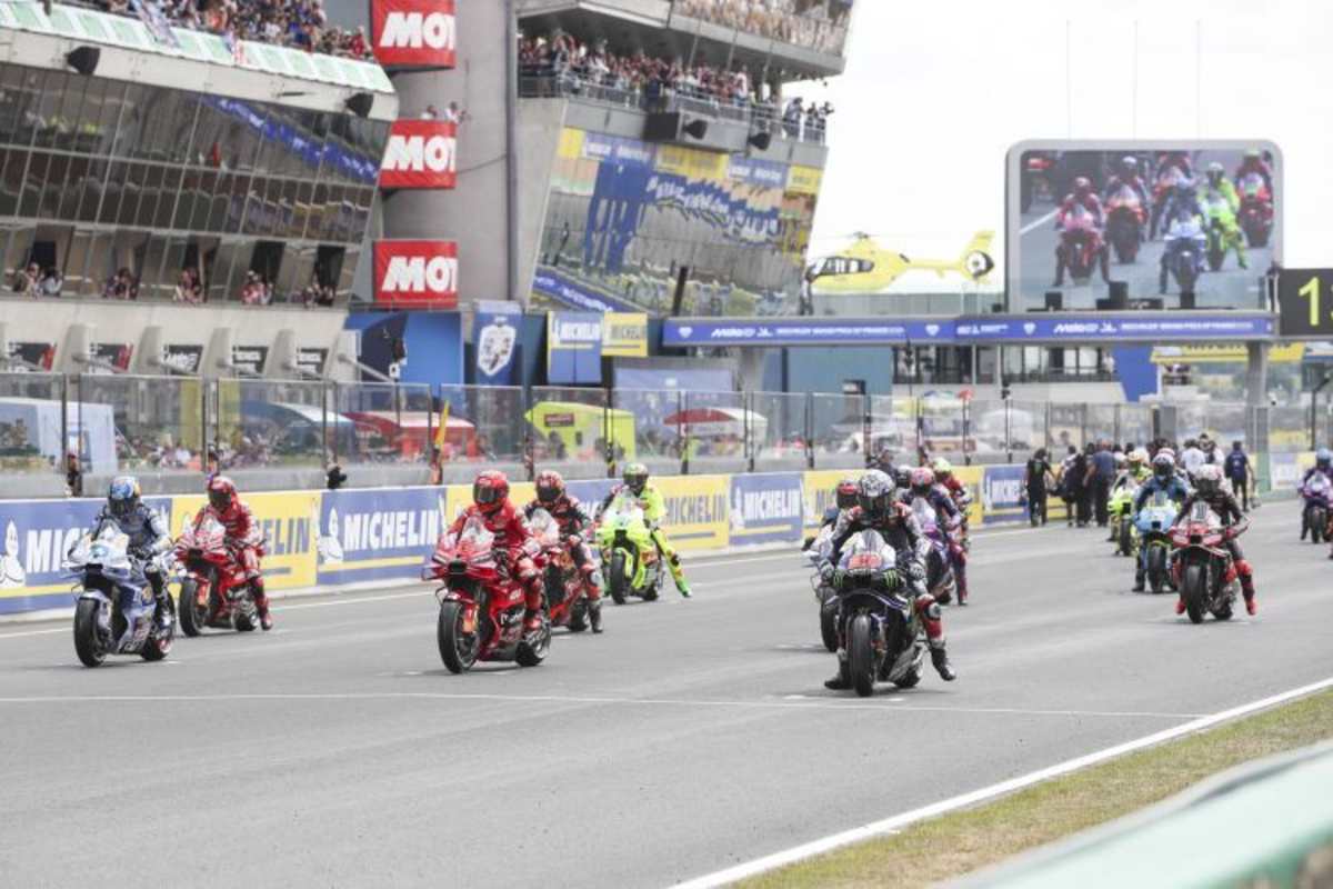 Der Start des Rennens