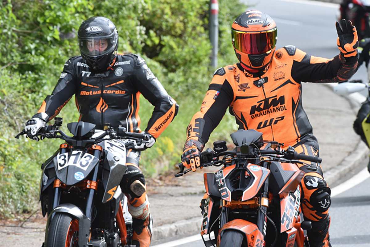 Andreas Burgschachner (330) entschied den KTM Duke Battle für sich