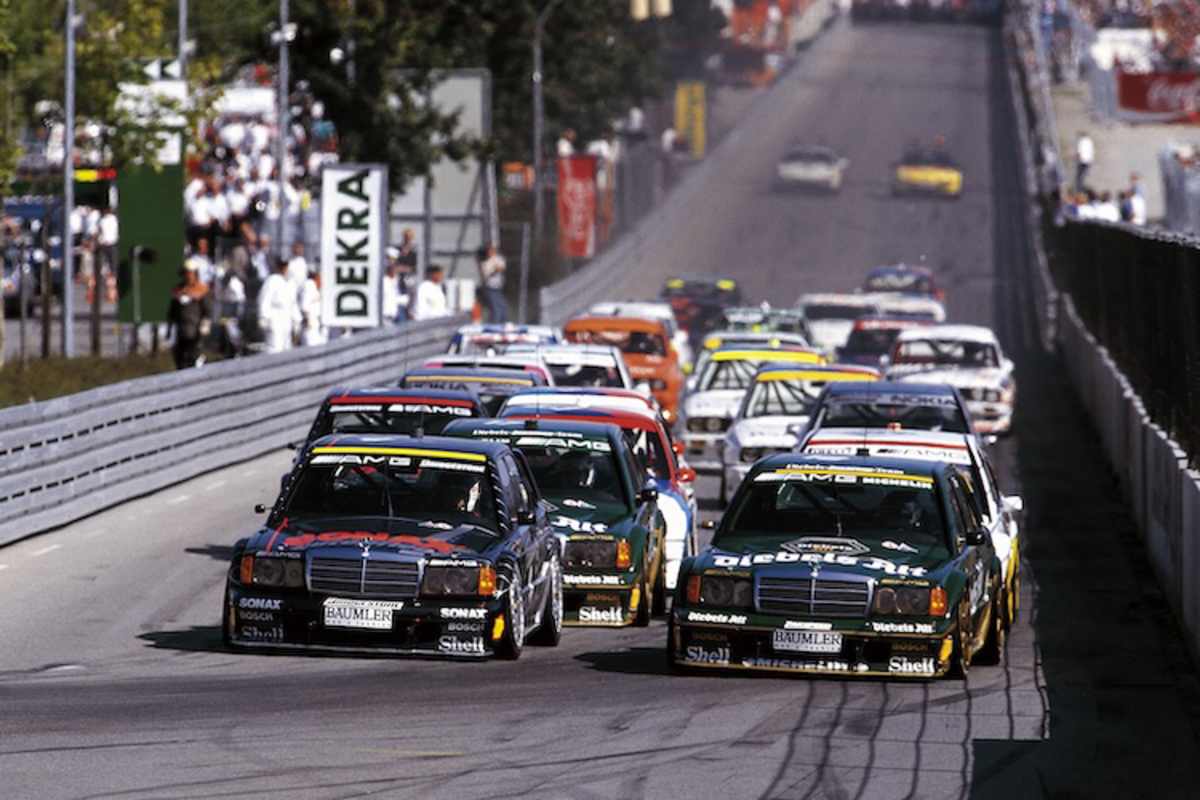 Ebenfalls am Nürburgring dabei: ein Mercedes-Benz 190E Evo II von Roland Asch