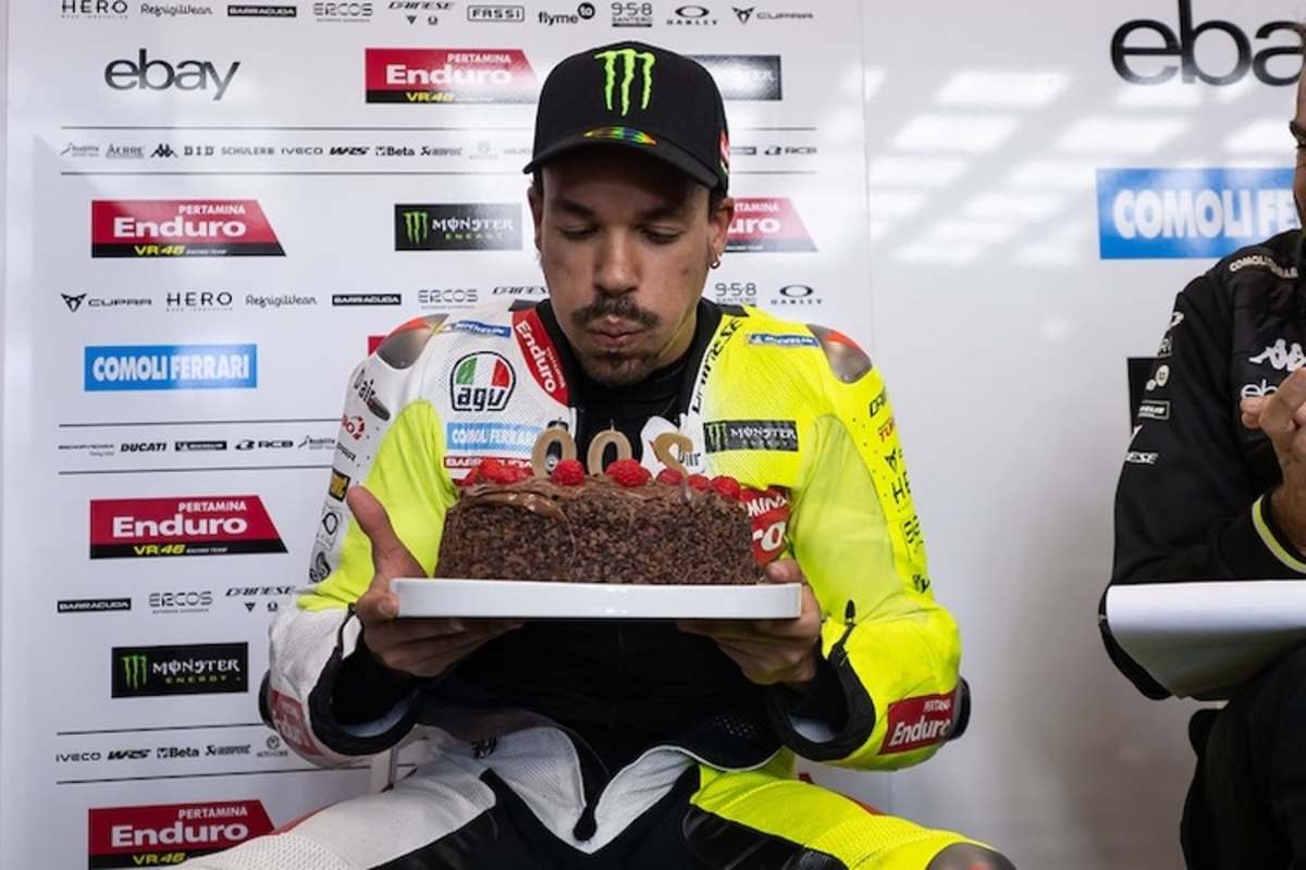 Pusten und Wünschen! Franco Morbidelli fuhr später nur um 17 Tausendstel am Podium vorbei