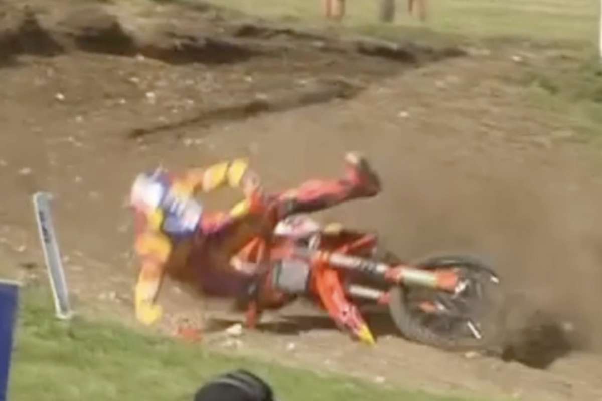 Andrea Adamo stürzte