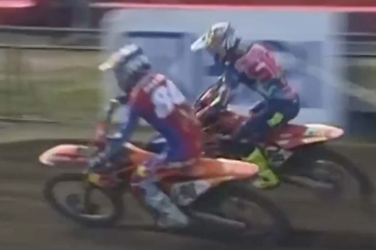 Andrea Adamo überholt Simon Längenfelder