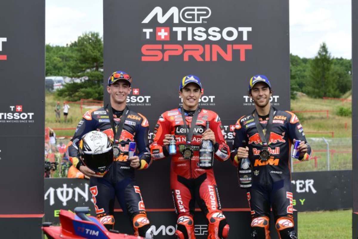 Sprint - Pedro Acosta, Marc Márquez & Enea Bastianini
