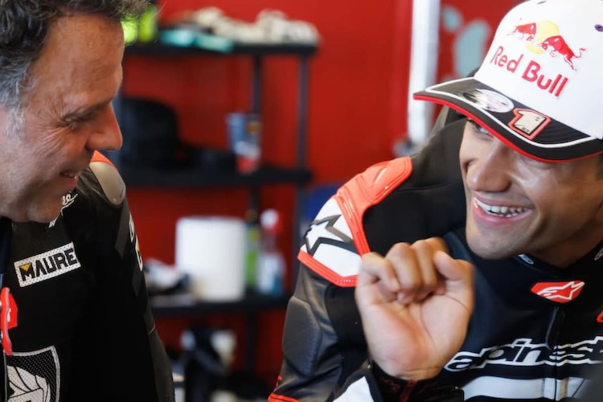 Martin mit Loris Capirossi