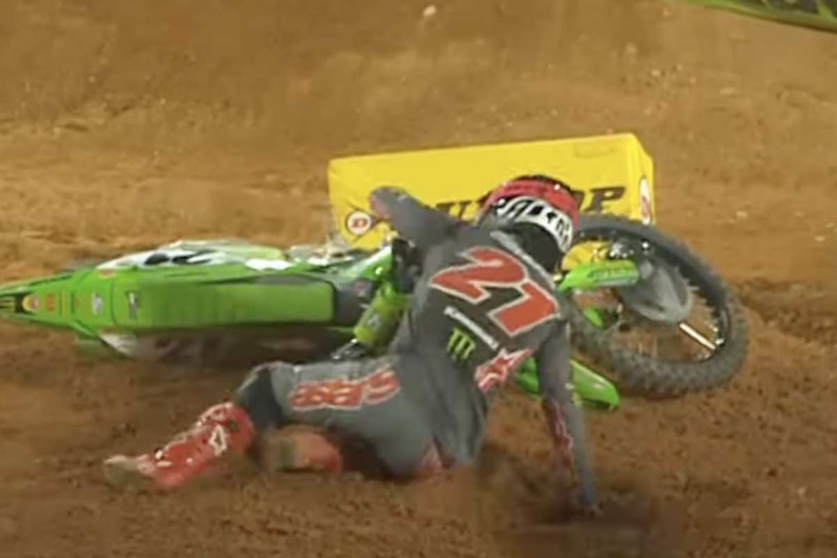 Jason Anderson stürzte mehrfach