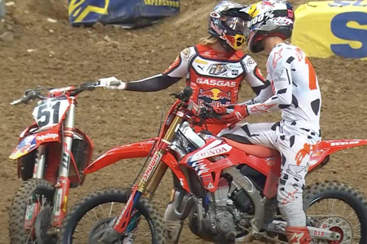 Justin Barcia entschuldigte sich bei Jett Lawrence nach dem dritten Finale