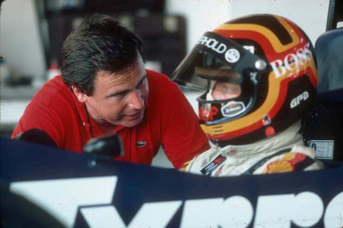 Aneinander gekettet: Stefan Bellof und Manager Willi Maurer.