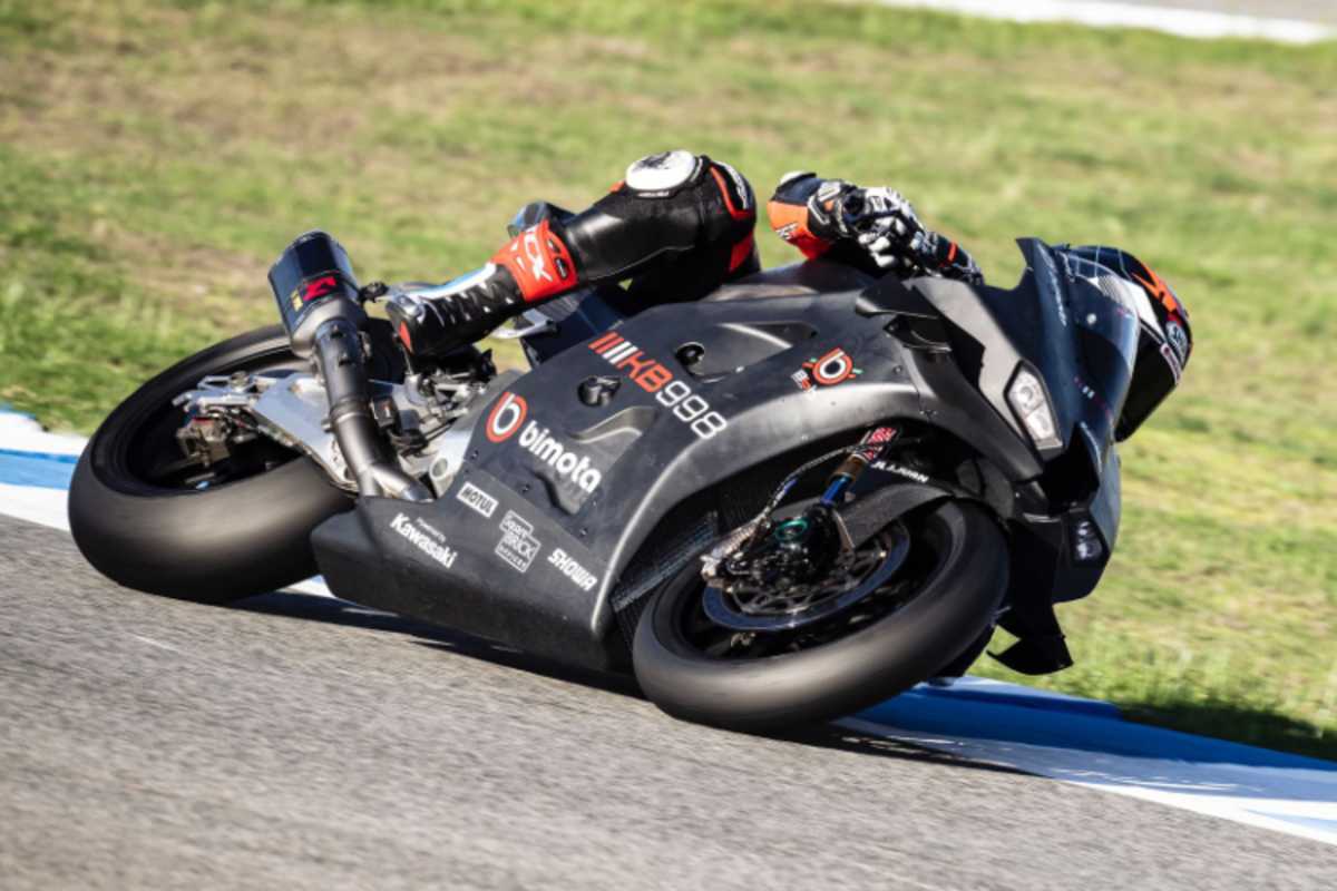 Bimota-Testfahrer Florian Marino