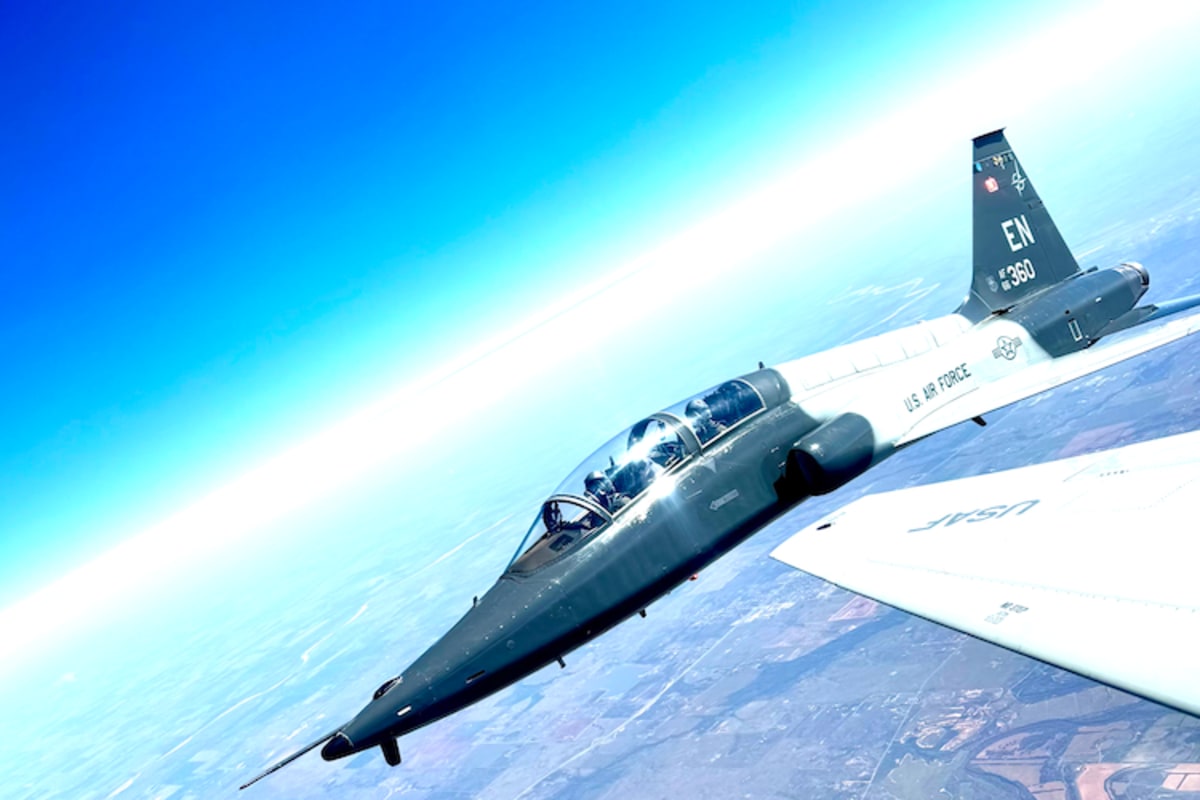 In diesem Kampfjet ist Borsoi als Co-Pilot mitgeflogen