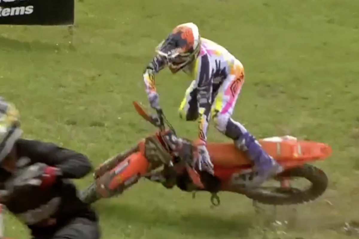 Cas Walk stürzte im zweiten Lauf