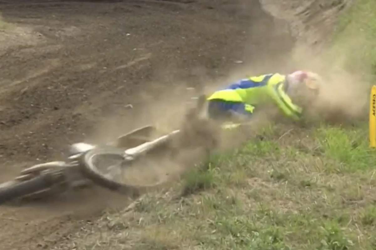 Lucas Coenen stürzte im zweiten Lauf