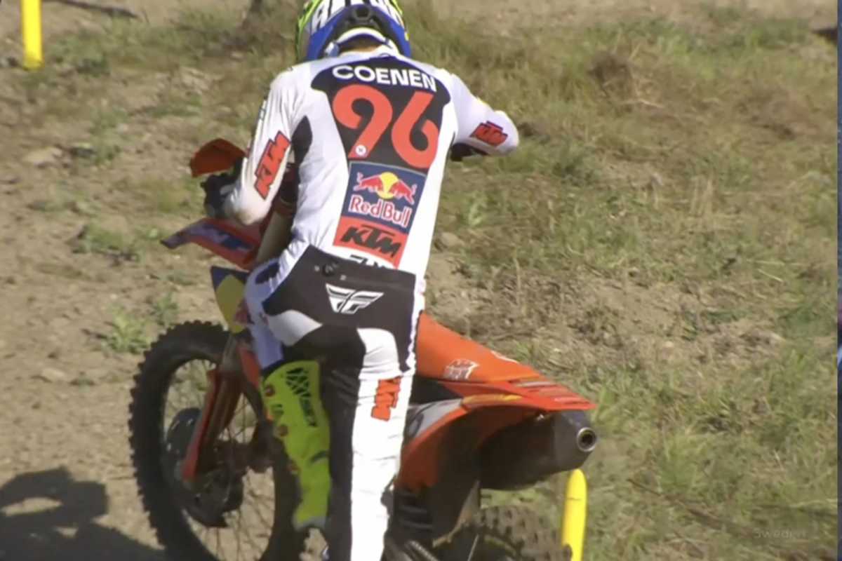 Lucas Coenen stürzte in der ersten Runde des zweiten Laufs